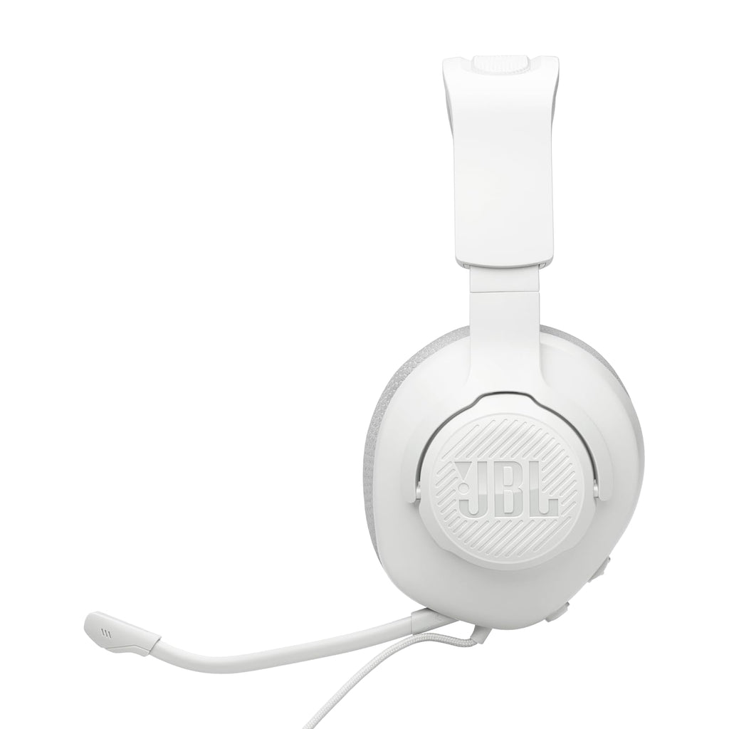 JBL Quantum 100M2 Headset Circumaural para Gaming, JBL QuantumSOUND Signature, Cabo de Áudio 3,5 mm, Compatível com Múltiplas Plataformas, Microfone Removível, Função Mudo, Preto