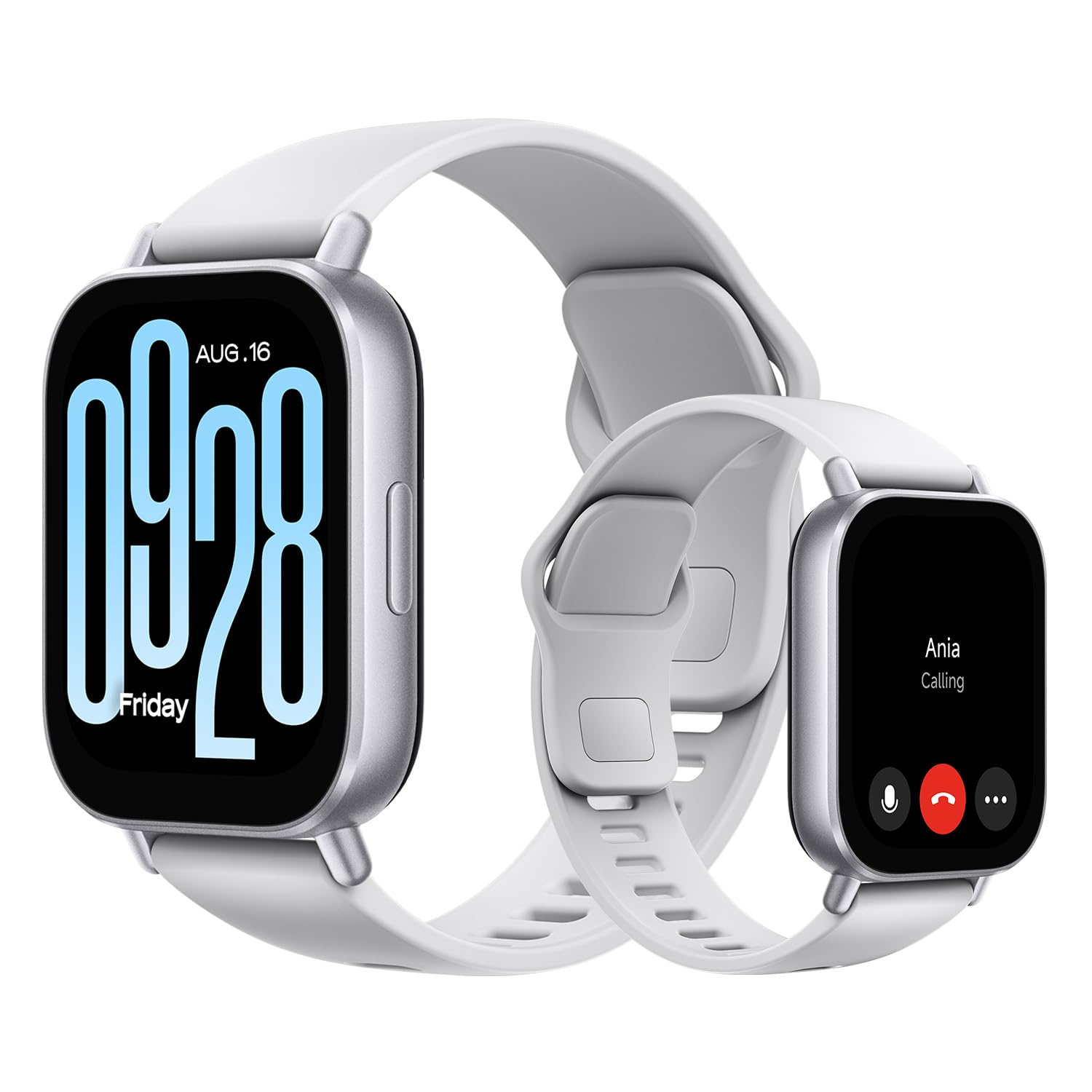 XIAOMI Redmi Watch 5 Active, Chamadas Bluetooth, Tela LCD de 2 Polegadas, Monitor de Frequência Cardíaca, 140 Modos Esportivos, até 18 dias de autonomia, Prata