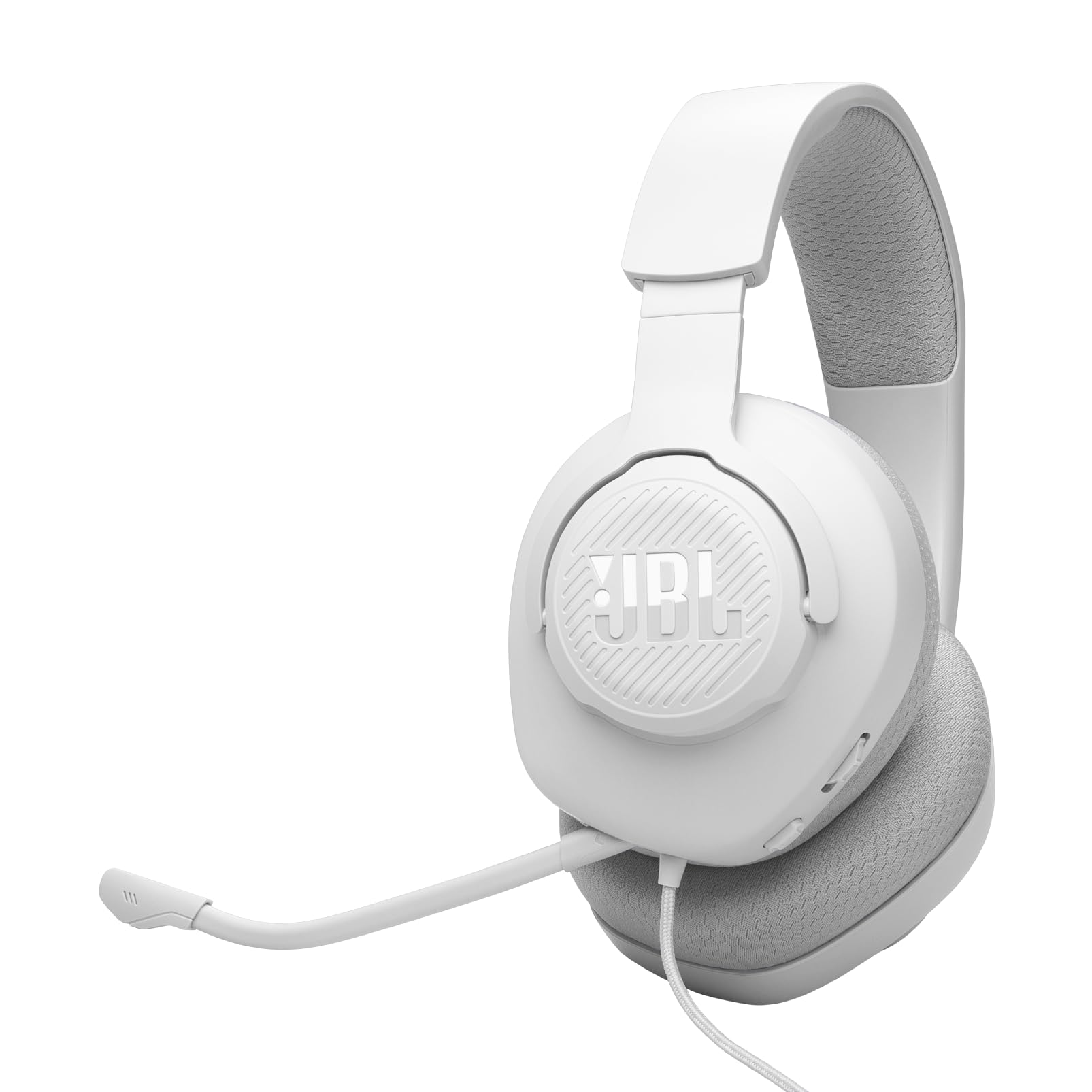 JBL Quantum 100M2 Headset Circumaural para Gaming, JBL QuantumSOUND Signature, Cabo de Áudio 3,5 mm, Compatível com Múltiplas Plataformas, Microfone Removível, Função Mudo, Preto