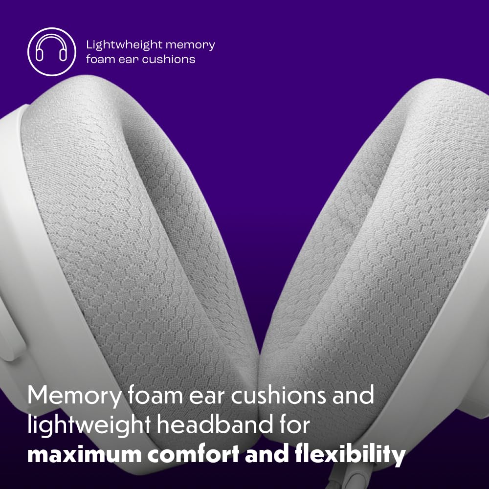 JBL Quantum 100M2 Headset Circumaural para Gaming, JBL QuantumSOUND Signature, Cabo de Áudio 3,5 mm, Compatível com Múltiplas Plataformas, Microfone Removível, Função Mudo, Preto