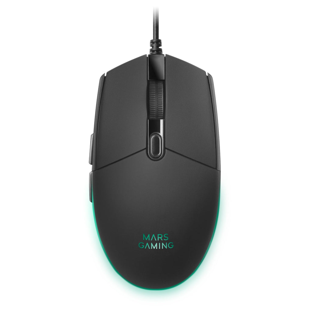 Mars Gaming MCP124, Layout Espanhol, Combo Gaming 3em1, Teclado Ergonômico H-Mech LED RGB, Mouse RGB 3200DPI Switches HUANO, Mousepad Nanotêxtil 360x260mm, Compatibilidade Multiplataforma, Preto