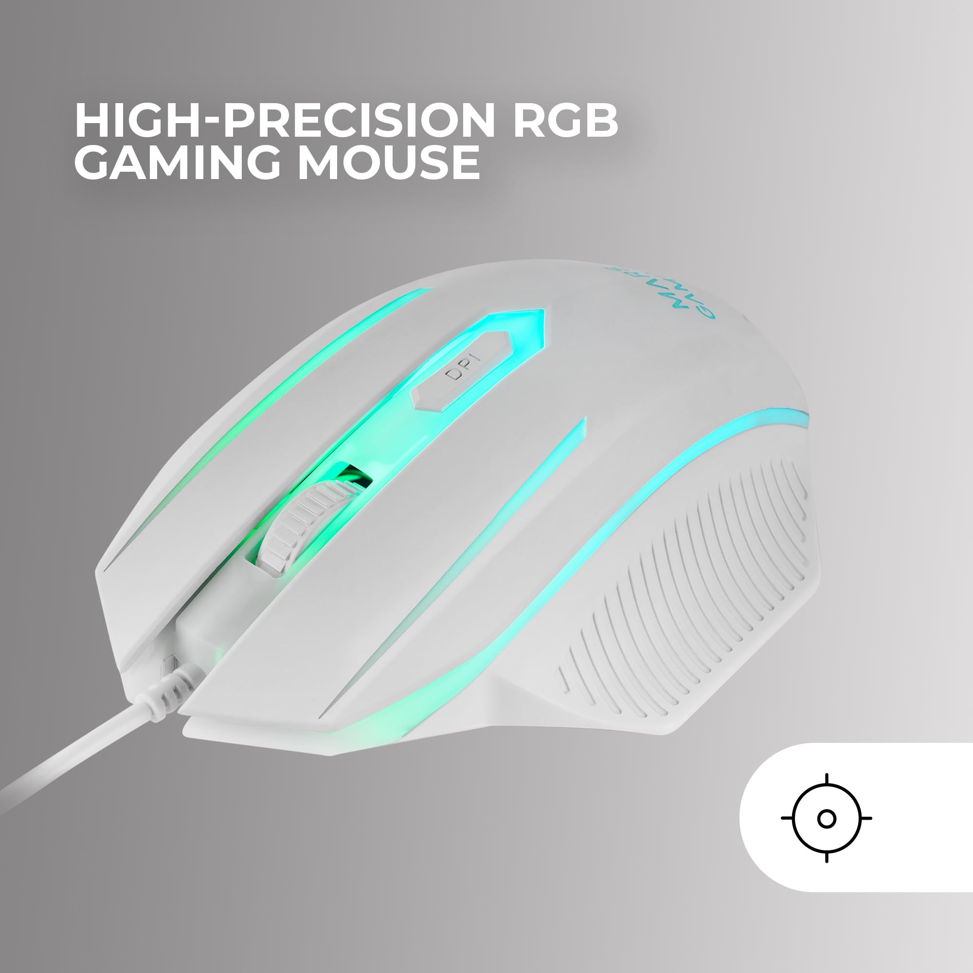Mars Gaming MCP124, Layout Espanhol, Combo Gaming 3em1, Teclado Ergonômico H-Mech LED RGB, Mouse RGB 3200DPI Switches HUANO, Mousepad Nanotêxtil 360x260mm, Compatibilidade Multiplataforma, Preto