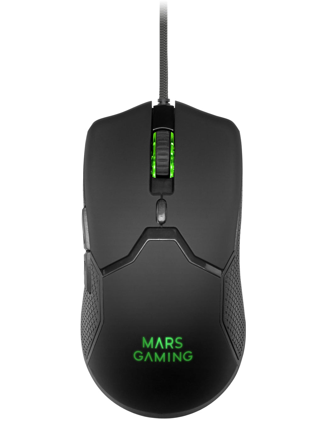 Mars Gaming MCP124, Layout Espanhol, Combo Gaming 3em1, Teclado Ergonômico H-Mech LED RGB, Mouse RGB 3200DPI Switches HUANO, Mousepad Nanotêxtil 360x260mm, Compatibilidade Multiplataforma, Preto