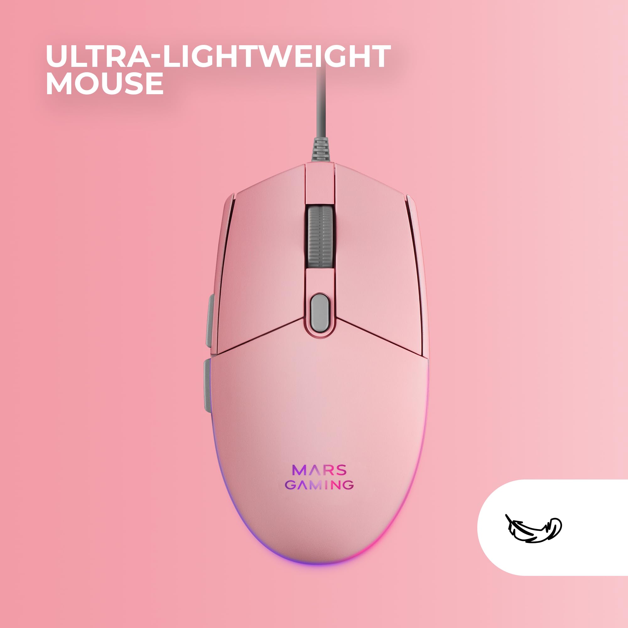 Mars Gaming MCP124, Layout Espanhol, Combo Gaming 3em1, Teclado Ergonômico H-Mech LED RGB, Mouse RGB 3200DPI Switches HUANO, Mousepad Nanotêxtil 360x260mm, Compatibilidade Multiplataforma, Preto