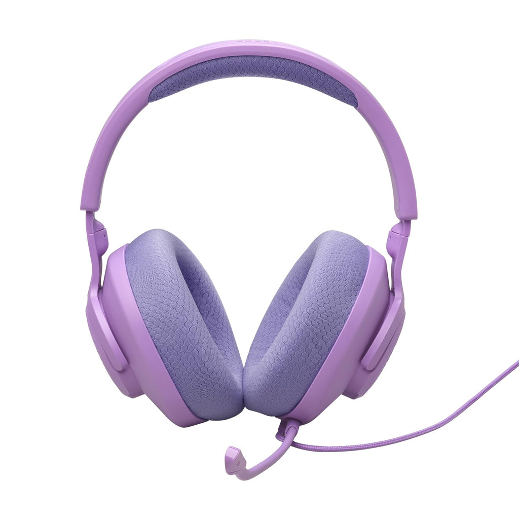 JBL Quantum 100M2 Headset Circumaural para Gaming, JBL QuantumSOUND Signature, Cabo de Áudio 3,5 mm, Compatível com Múltiplas Plataformas, Microfone Removível, Função Mudo, Preto