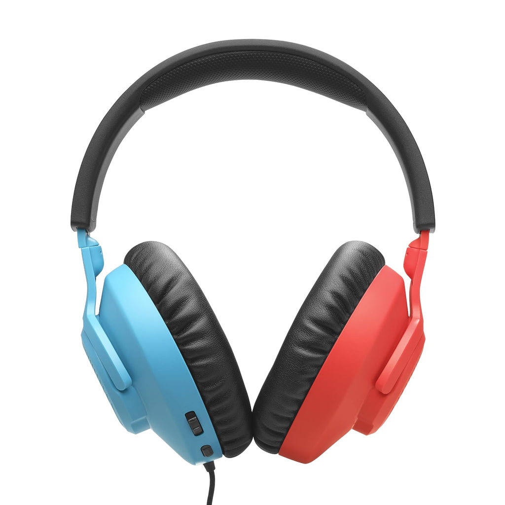 JBL Quantum 100M2 Headset Circumaural para Gaming, JBL QuantumSOUND Signature, Cabo de Áudio 3,5 mm, Compatível com Múltiplas Plataformas, Microfone Removível, Função Mudo, Preto