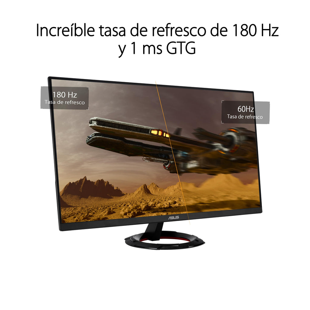 ASUS TUF Gaming VG249Q5R - Monitor Fast IPS Full HD de 23,8" | 200 Hz, Fast IPS, ELMB, 0,3 ms GTG (mín), Alto-falante Estéreo, DisplayWidget Center, IA Visual