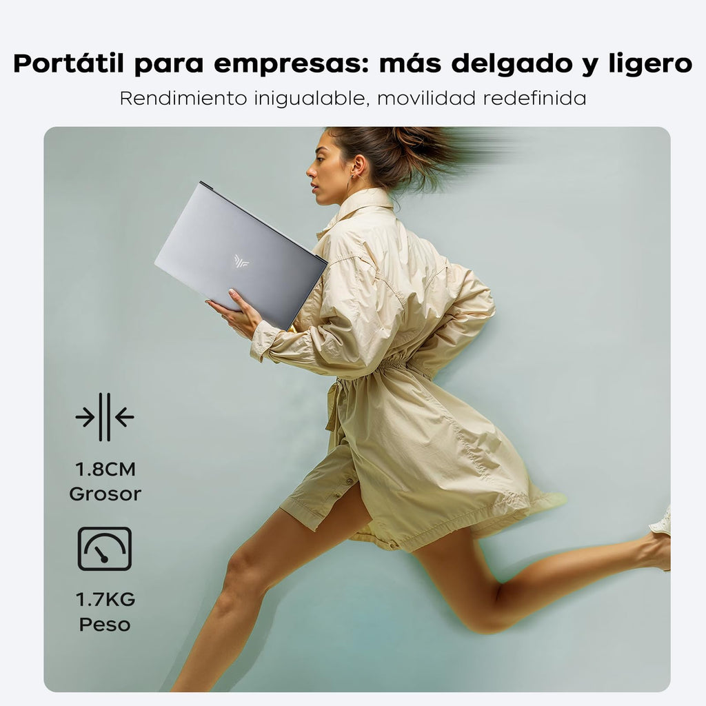 ACEMAGIC 16" FHD Notebook Ryzen 4300U até 3,7 GHz (Superior ao N95/3500U/3200U) Laptop 16GB RAM 512GB SSD Expansível a 2TB, Dobrável 180°, HDMI, Type-C, Computador para Escritório, Estudo e Uso Doméstico