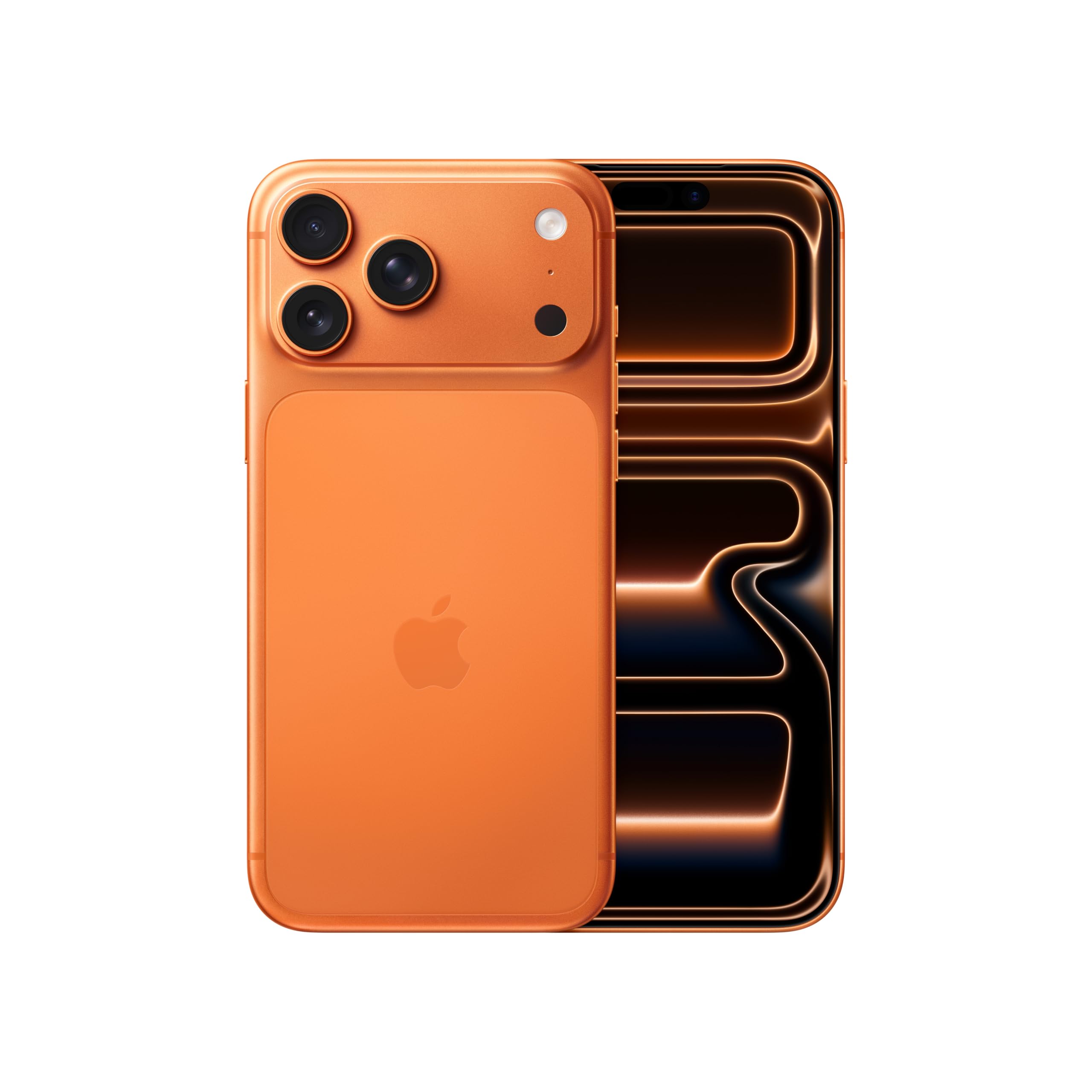 Apple iPhone 17 Pro MAX 256 GB: Tela de 6,9 Polegadas com ProMotion, Chip A19 Pro, Maior Autonomia em um iPhone, Sistema de Câmeras Pro Fusion, Câmera Frontal Center Stage; Titânio Desert