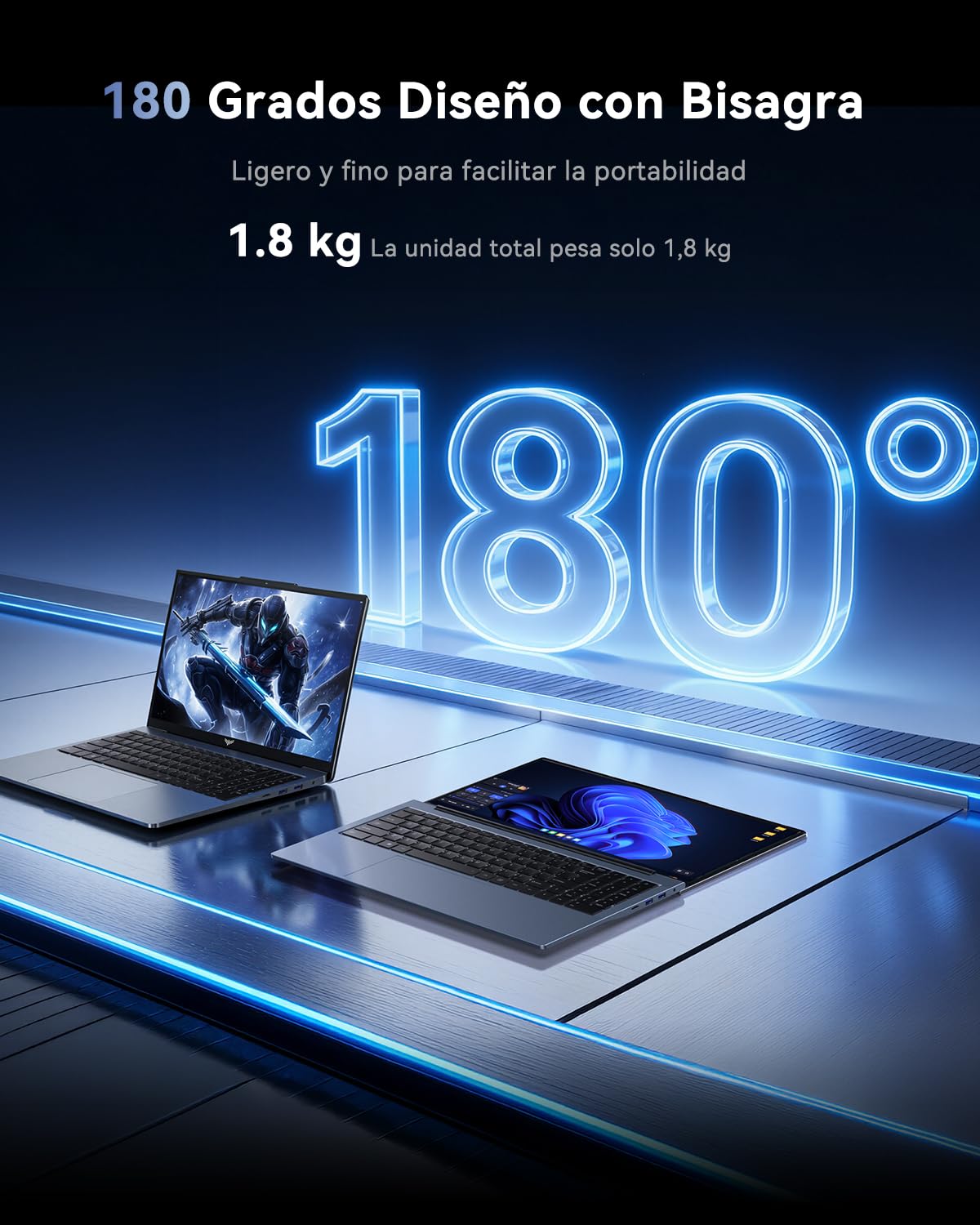 ACEMAGIC 16" FHD Notebook Ryzen 4300U até 3,7 GHz (Superior ao N95/3500U/3200U) Laptop 16GB RAM 512GB SSD Expansível a 2TB, Dobrável 180°, HDMI, Type-C, Computador para Escritório, Estudo e Uso Doméstico