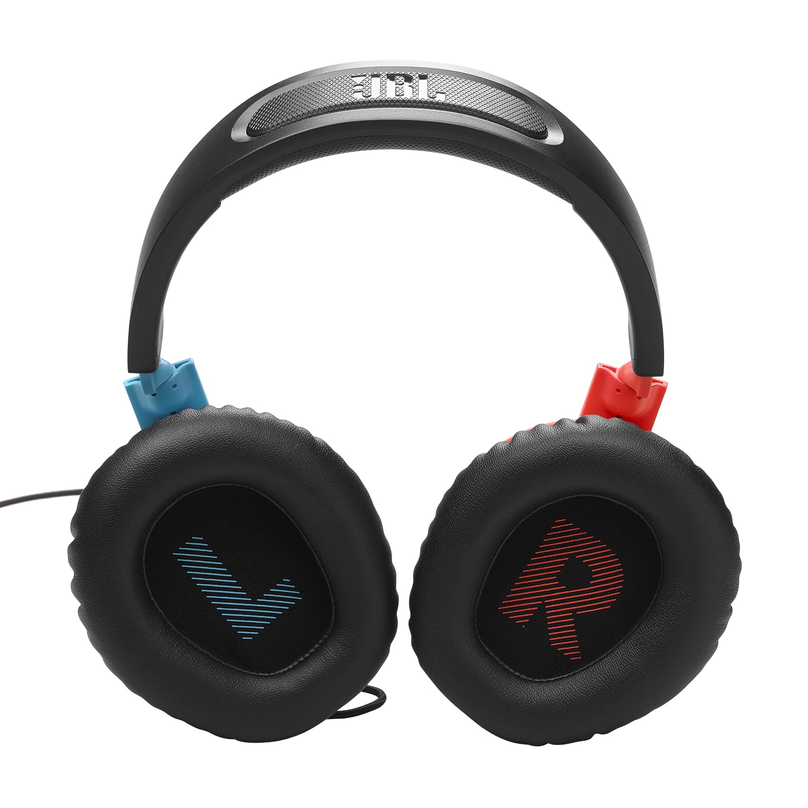 JBL Quantum 100M2 Headset Circumaural para Gaming, JBL QuantumSOUND Signature, Cabo de Áudio 3,5 mm, Compatível com Múltiplas Plataformas, Microfone Removível, Função Mudo, Preto
