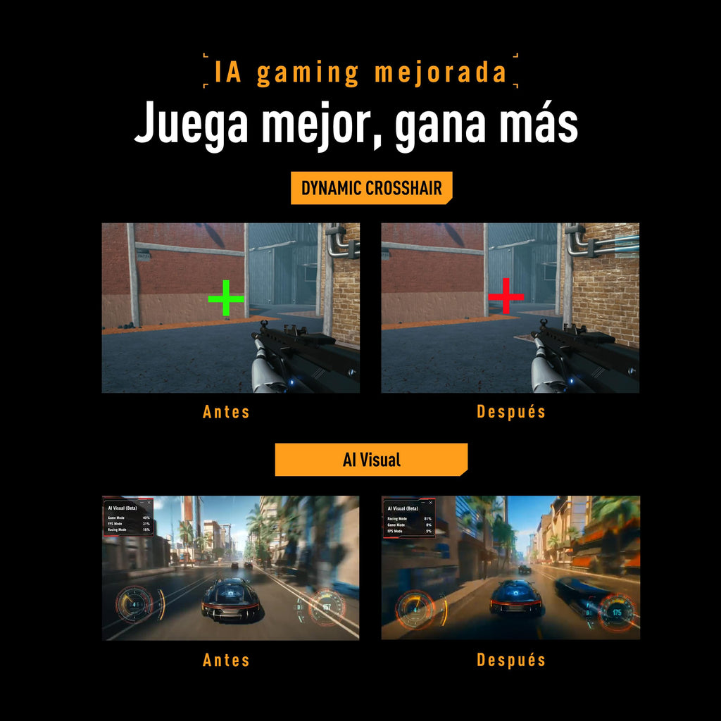 ASUS TUF Gaming VG249Q5R - Monitor Fast IPS Full HD de 23,8" | 200 Hz, Fast IPS, ELMB, 0,3 ms GTG (mín), Alto-falante Estéreo, DisplayWidget Center, IA Visual