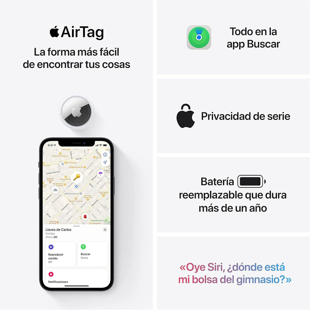 Apple Pacote com 4 AirTag
