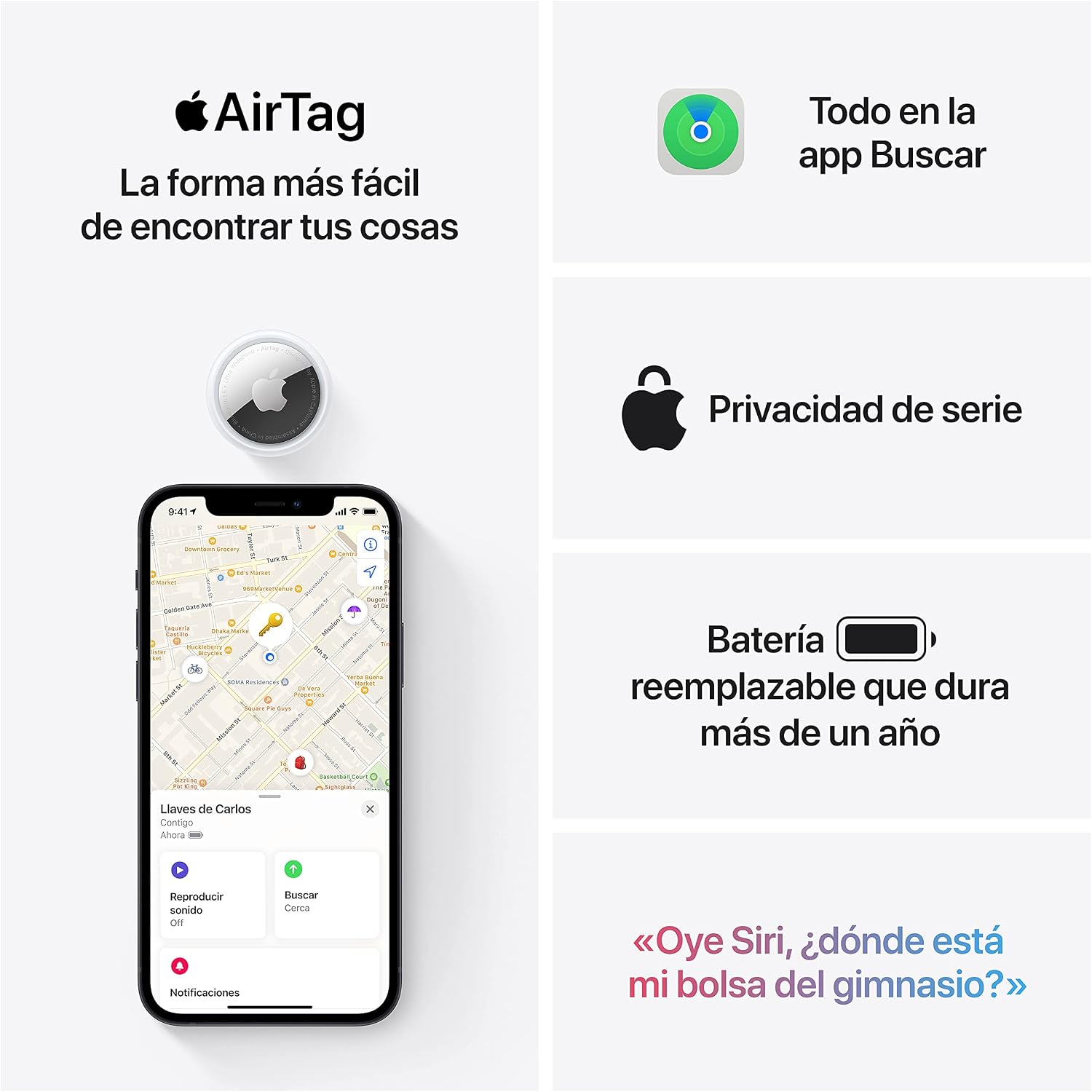 Apple Pacote com 4 AirTag