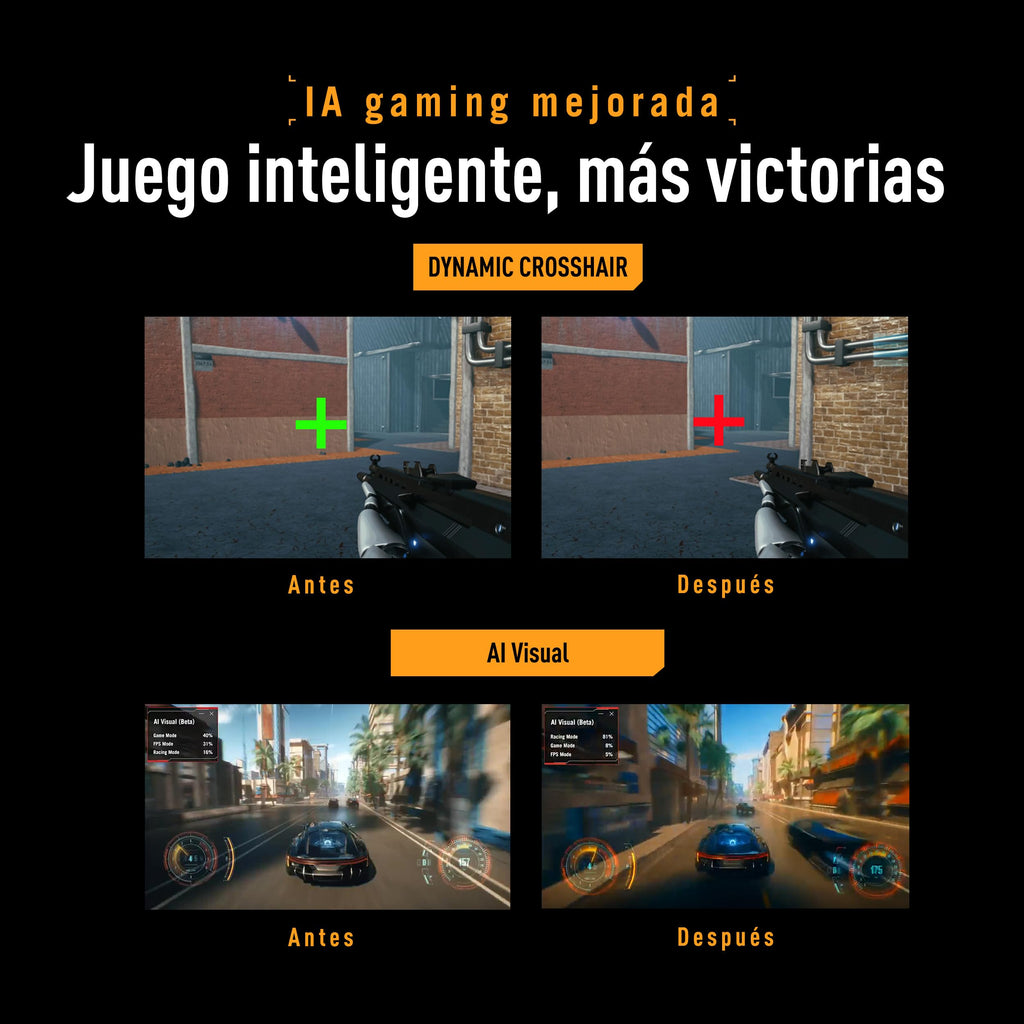 ASUS TUF Gaming VG249Q5R - Monitor Fast IPS Full HD de 23,8" | 200 Hz, Fast IPS, ELMB, 0,3 ms GTG (mín), Alto-falante Estéreo, DisplayWidget Center, IA Visual