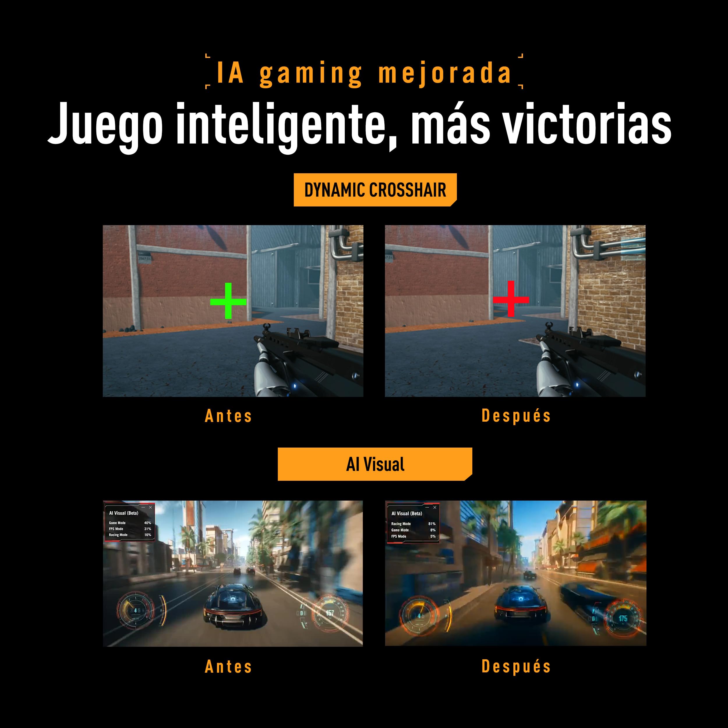 ASUS TUF Gaming VG249Q5R - Monitor Fast IPS Full HD de 23,8" | 200 Hz, Fast IPS, ELMB, 0,3 ms GTG (mín), Alto-falante Estéreo, DisplayWidget Center, IA Visual