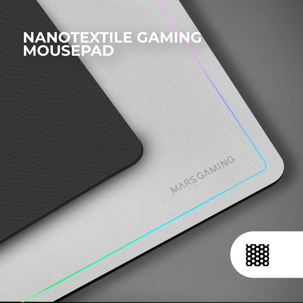 Mars Gaming MCP124, Layout Espanhol, Combo Gaming 3em1, Teclado Ergonômico H-Mech LED RGB, Mouse RGB 3200DPI Switches HUANO, Mousepad Nanotêxtil 360x260mm, Compatibilidade Multiplataforma, Preto