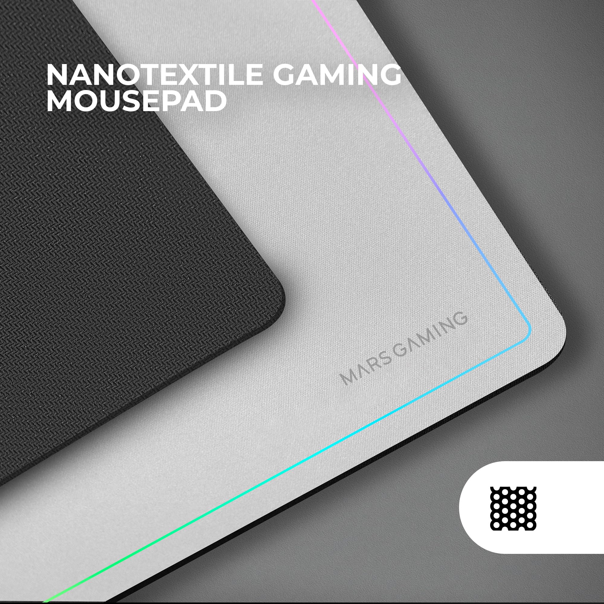 Mars Gaming MCP124, Layout Espanhol, Combo Gaming 3em1, Teclado Ergonômico H-Mech LED RGB, Mouse RGB 3200DPI Switches HUANO, Mousepad Nanotêxtil 360x260mm, Compatibilidade Multiplataforma, Preto